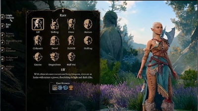 Character Creation - Baldur's Gate 3