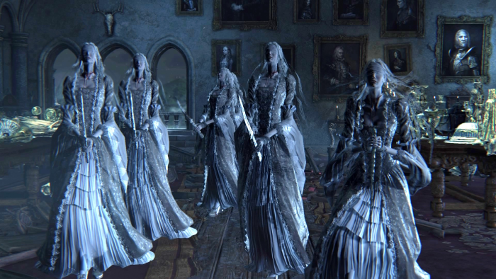white dress lady bloodborne Silver SVENDITA RESORT