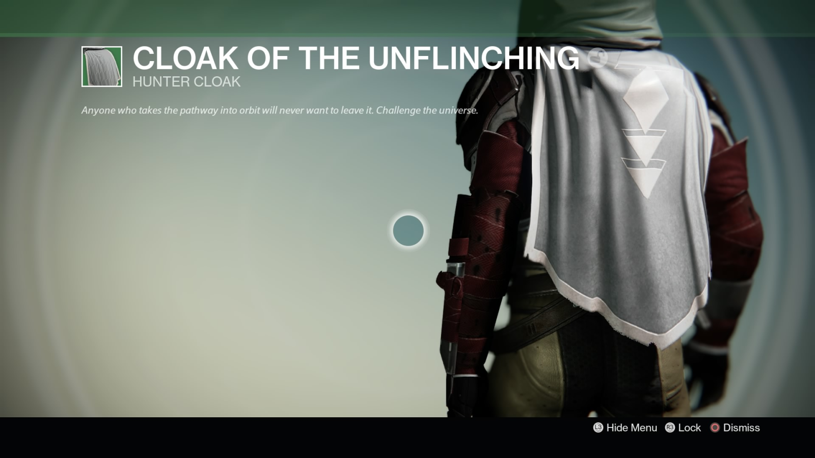 Cloak of the Unflinching | Destiny Wiki
