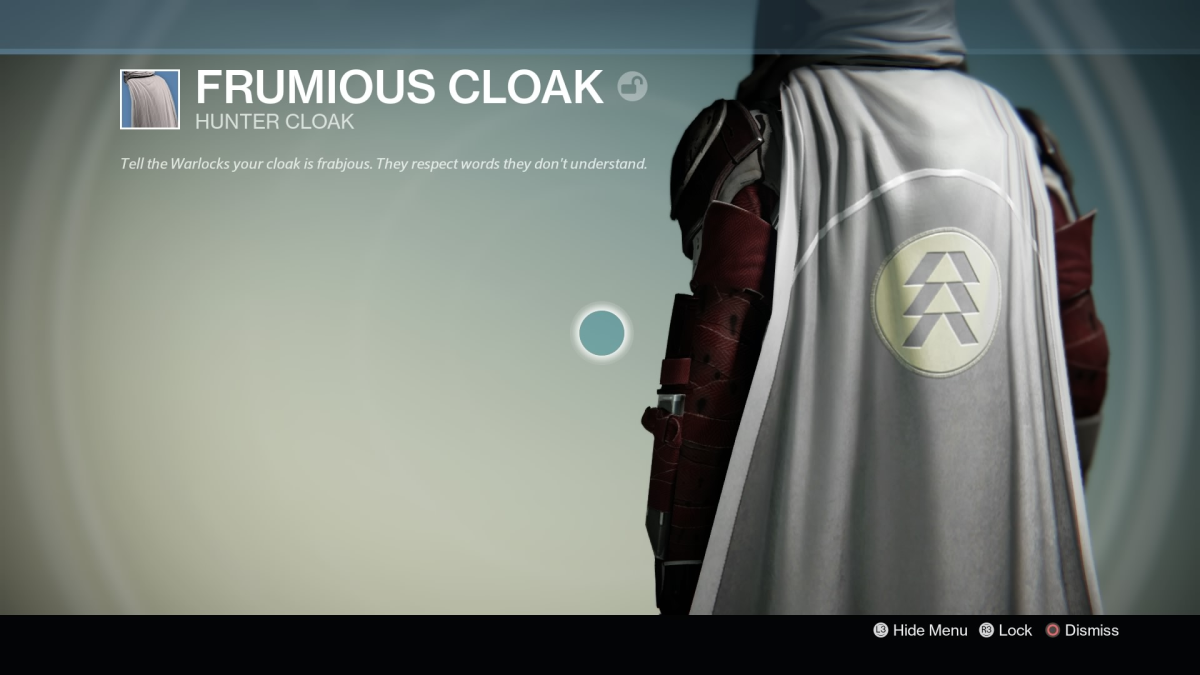 Frumious Cloak | Destiny Wiki
