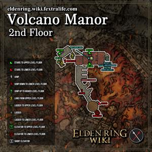 Mangal del volcán 2o piso mazmorra mapa elden anillo wiki guía 300px