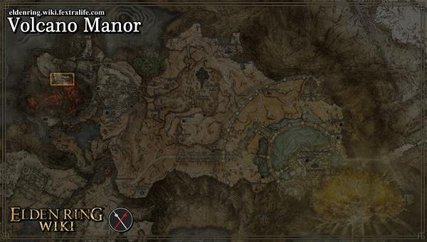 Mansión del volcán mapa de ubicación elden ring wiki guide 600px