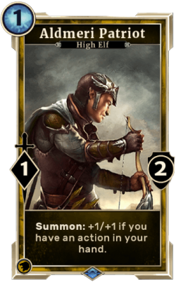 Aldmeri Patriot | Elder Scrolls Legends Wiki