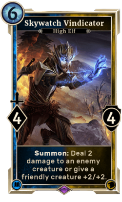 Skywatch Vindicator | Elder Scrolls Legends Wiki
