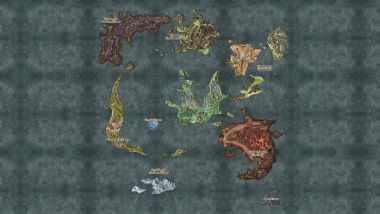 Final Fantasy Resonance world map
