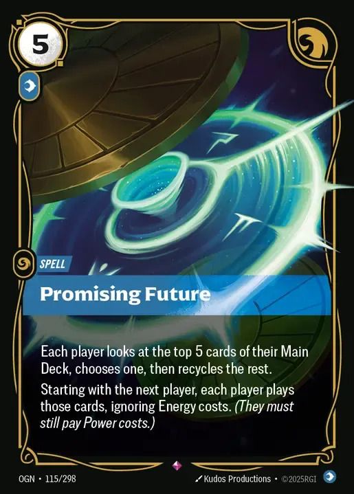 OGN-115 Promising Future | Riftbound: League of Legends TCG Wiki