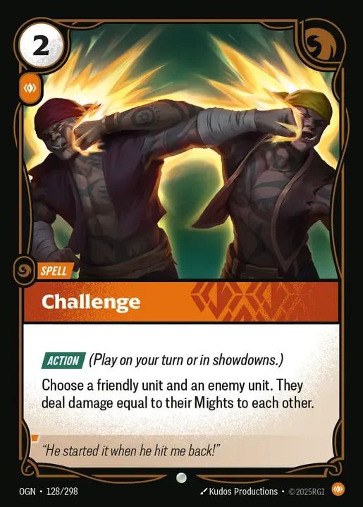 OGN-128 Challenge | Riftbound: League of Legends TCG Wiki