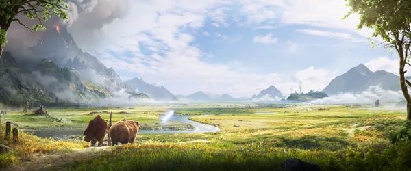 Open grassland in the World of Warcraft: Forever launch cinematic