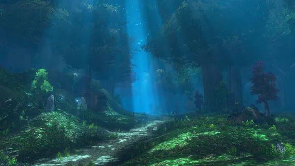 Ashenvale with the new lighting in World of Warcraft: Forever