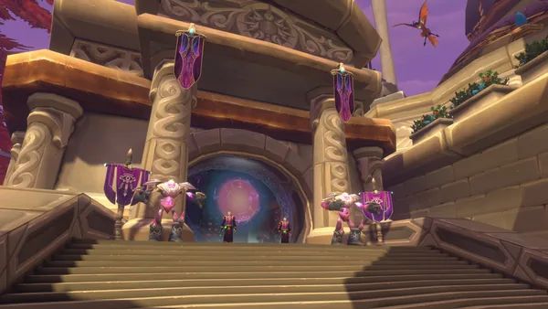 A Dalaran dungeon in World of Warcraft: Forever