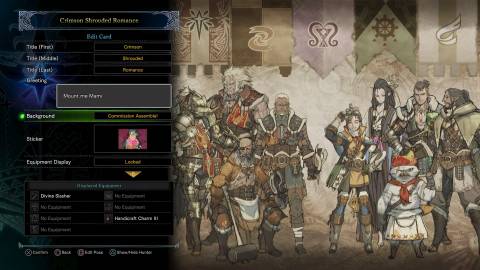 Monster Hunter World: All Guild Card Backgrounds