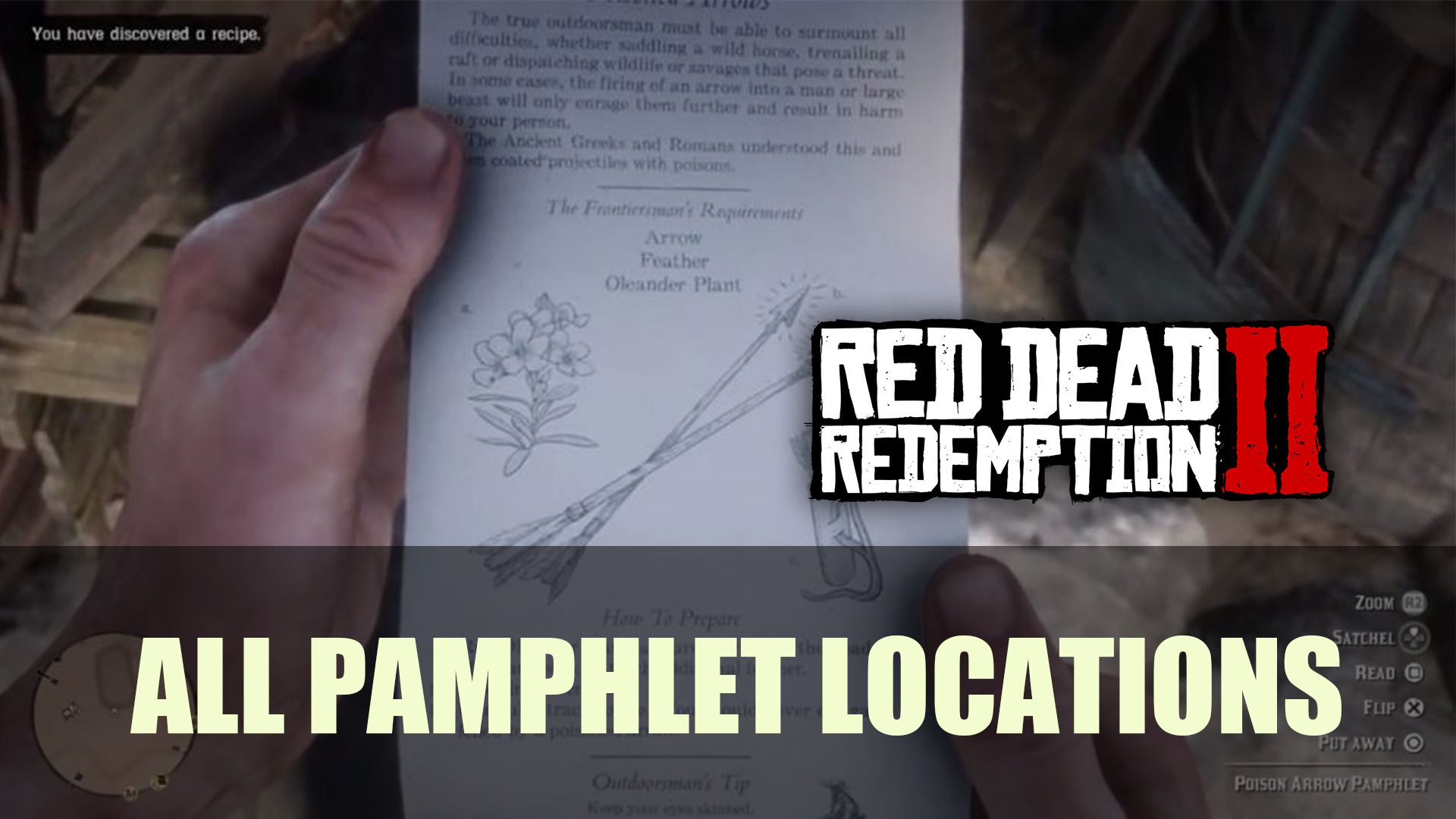 Red Dead Redemption 2 All Pamphlet Locations