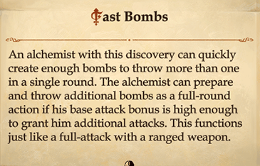 Bomb Pathfinder Pathfinder Kingmaker Builds: Jubilost the Alchemist