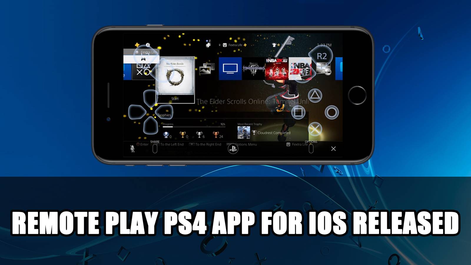 Playstation Releases Remote Play App for iOS iPhone and iPad