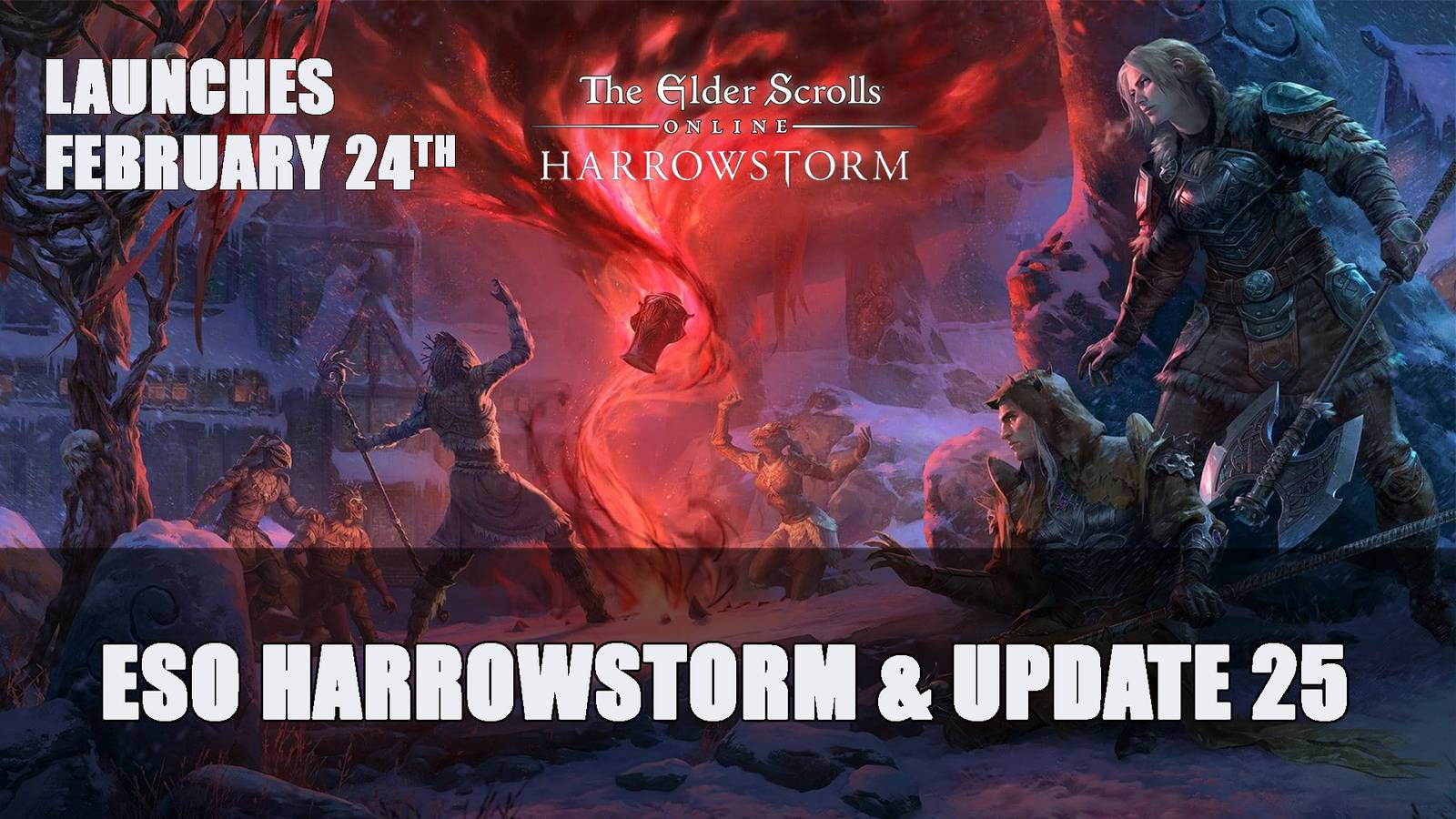 Elder Scrolls Online Harrowstorm DLC & Update 25 Launches February