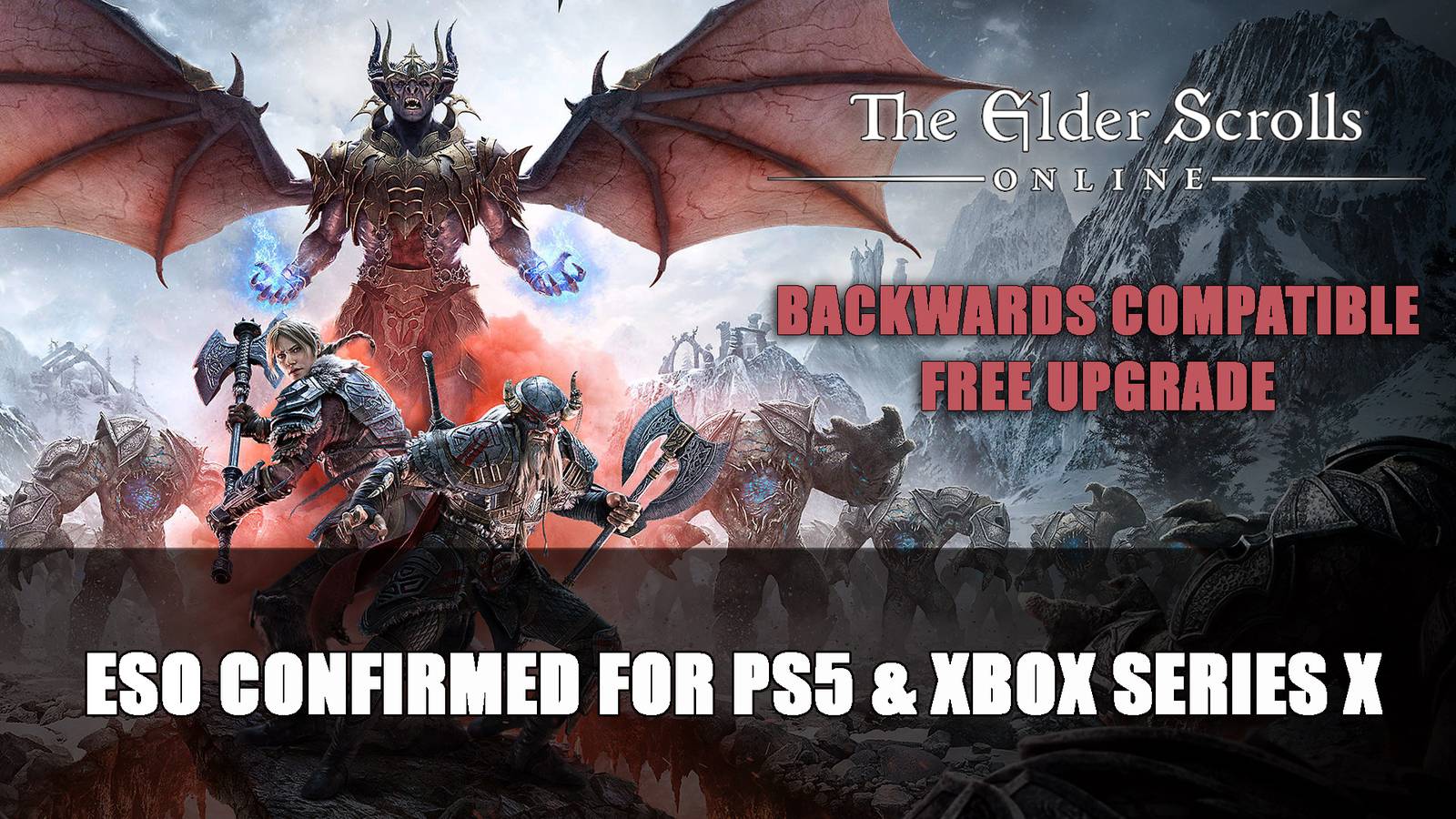 Elder Scrolls Online is Coming Xbox Series X and Playstation 5