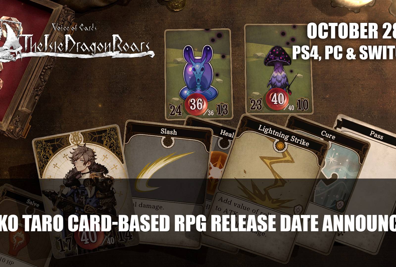 Le nouveau RPG à base de cartes de Square Enix, Voice of Cards: The Isle Dragon Roars, sera disponible le 28 octobre