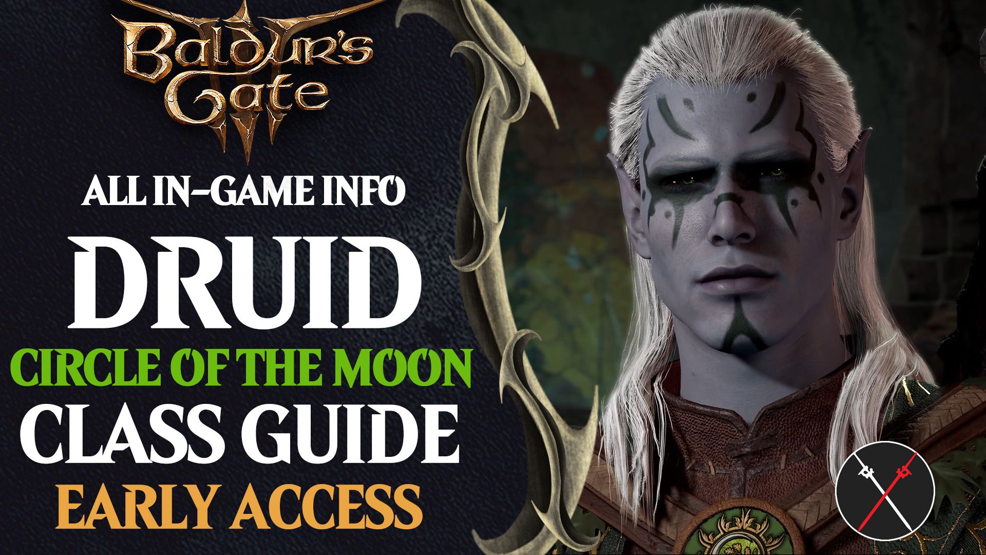 Baldur's Gate 3 Circle of the Moon Druid Build for Early Access