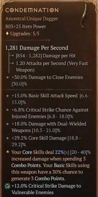 Diablo 4 Rogue Build - Perfected Cyclone (LvL 70+)