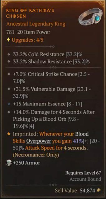 Diablo 4 Bloodshadow Necromancer Build (LvL 70+)