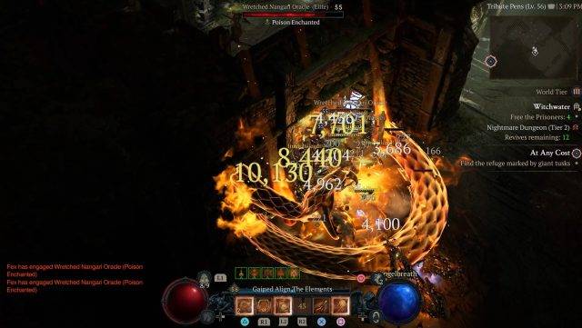 Diablo 4 LvL 50 Sorcerer Build Guide: Pyromancer