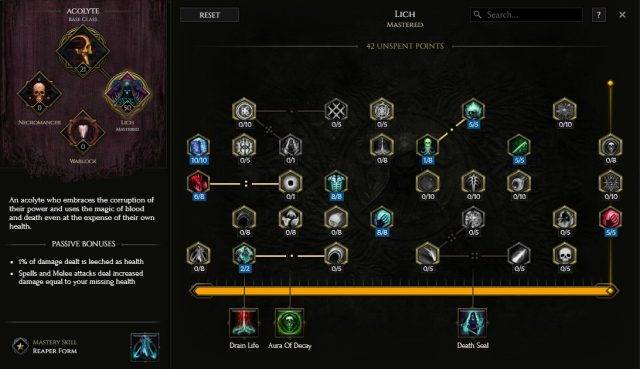 Lich Tree Last Epoch Acolyte Leveling Build Guide - Lich