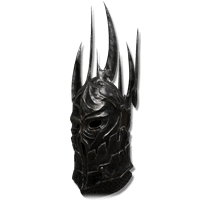 Helm of Night is part of the Night Set, and has a sinister and intimidating black visage.