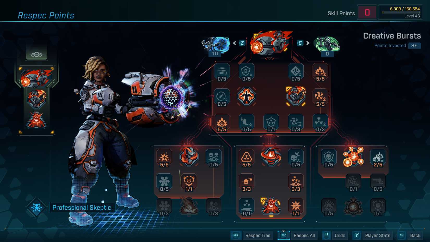 Point Bild Best Harlowe Cryo Build in Borderlands 4