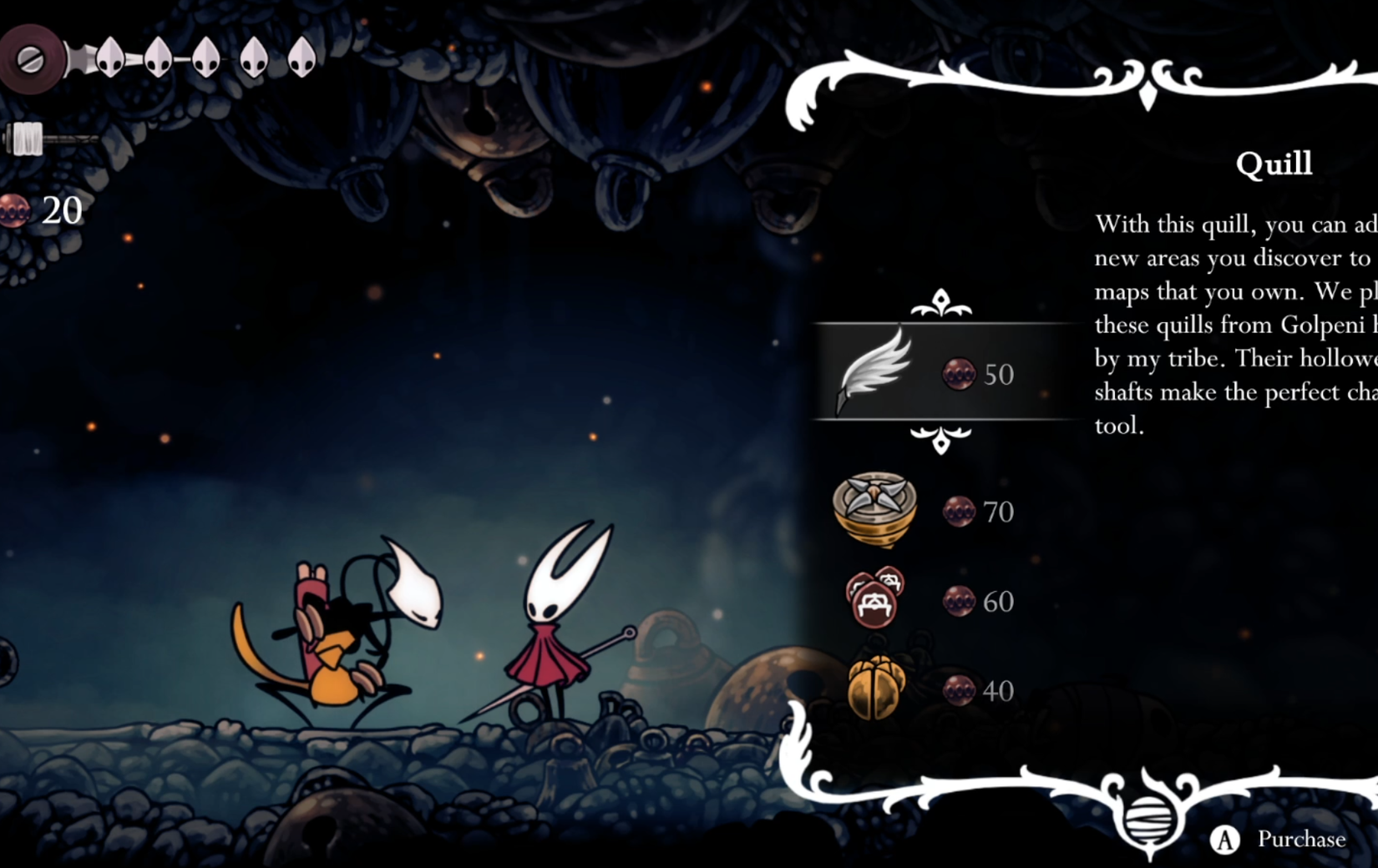 Hollow-Knight-Silksong-Hunter-Crest-quill-compass