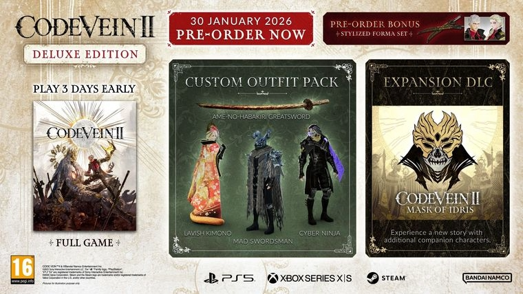 How To Play Code Vein 2 Early Access: Dates, Release Times, and Prices