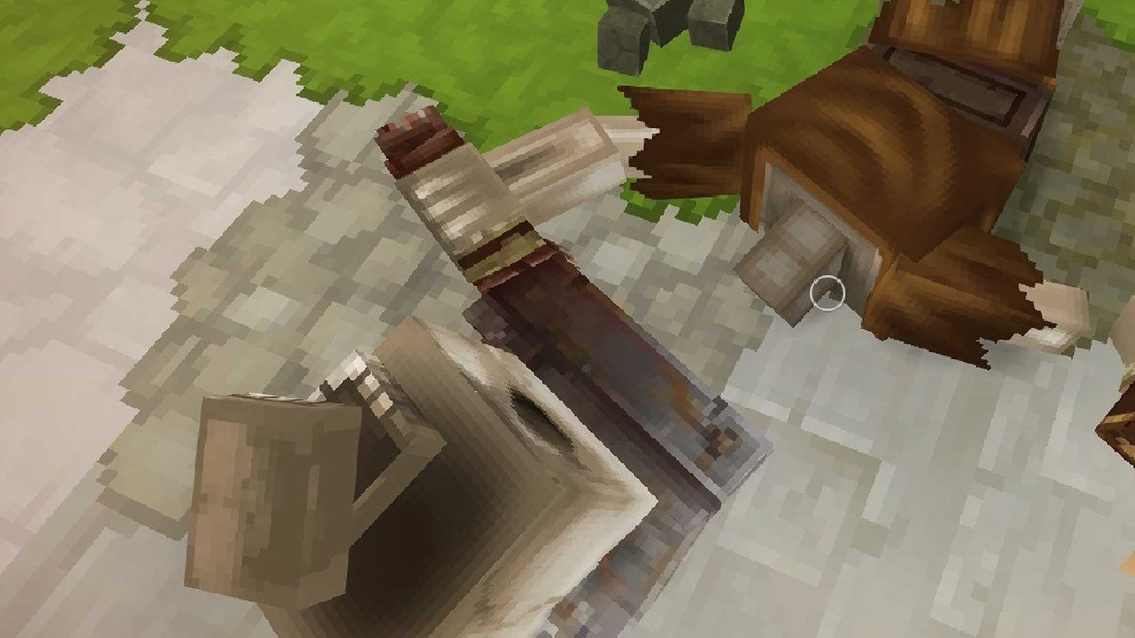 A Skeleton in Hytale lays on the rocks after being defeated