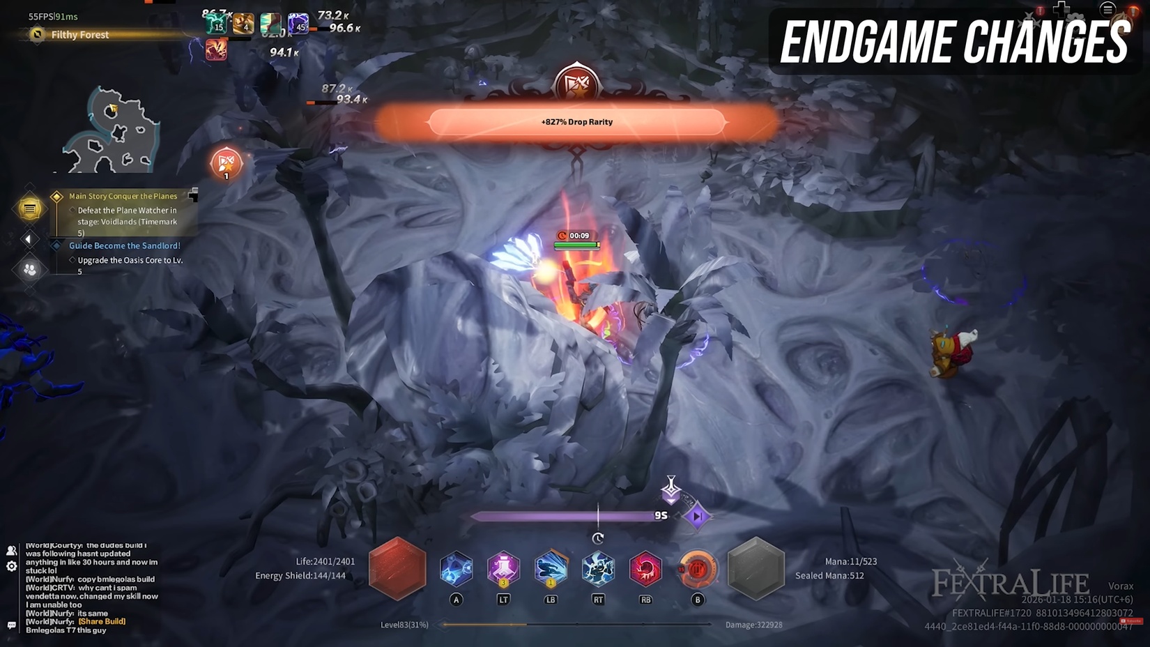 torchlight-infinite-vorax-endgame-drops-rate