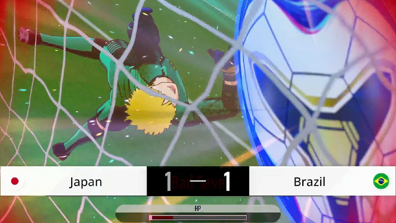 Captain Tsubasa II World Fighters Soccer Character Completing move