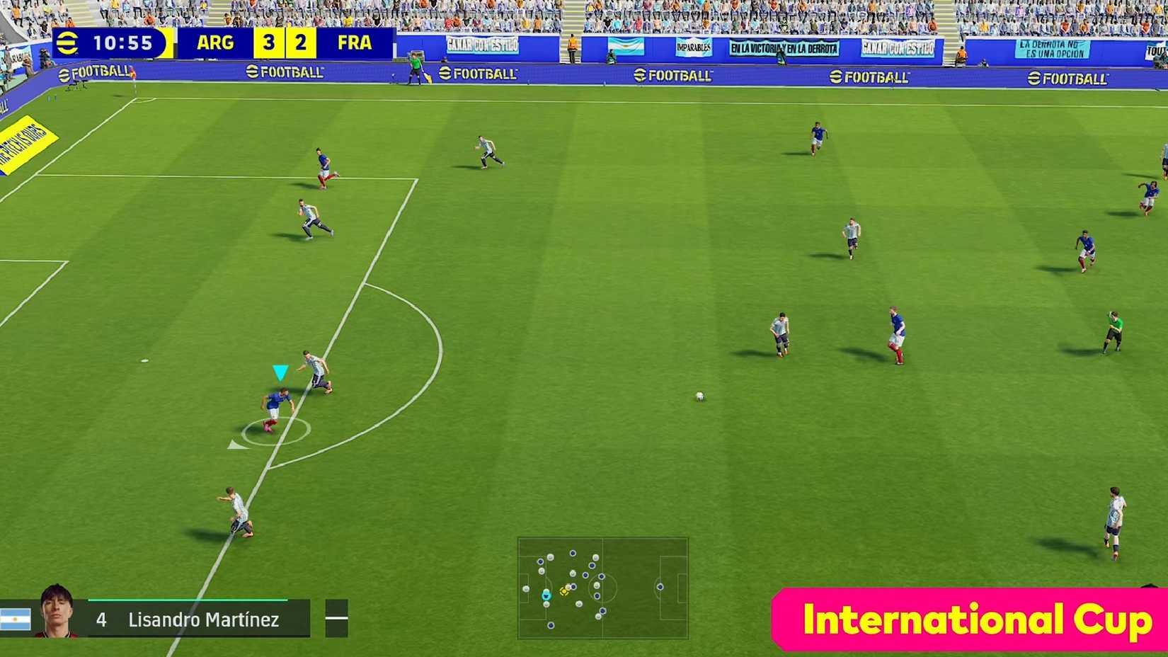 eFootball Kick-Off soccer field