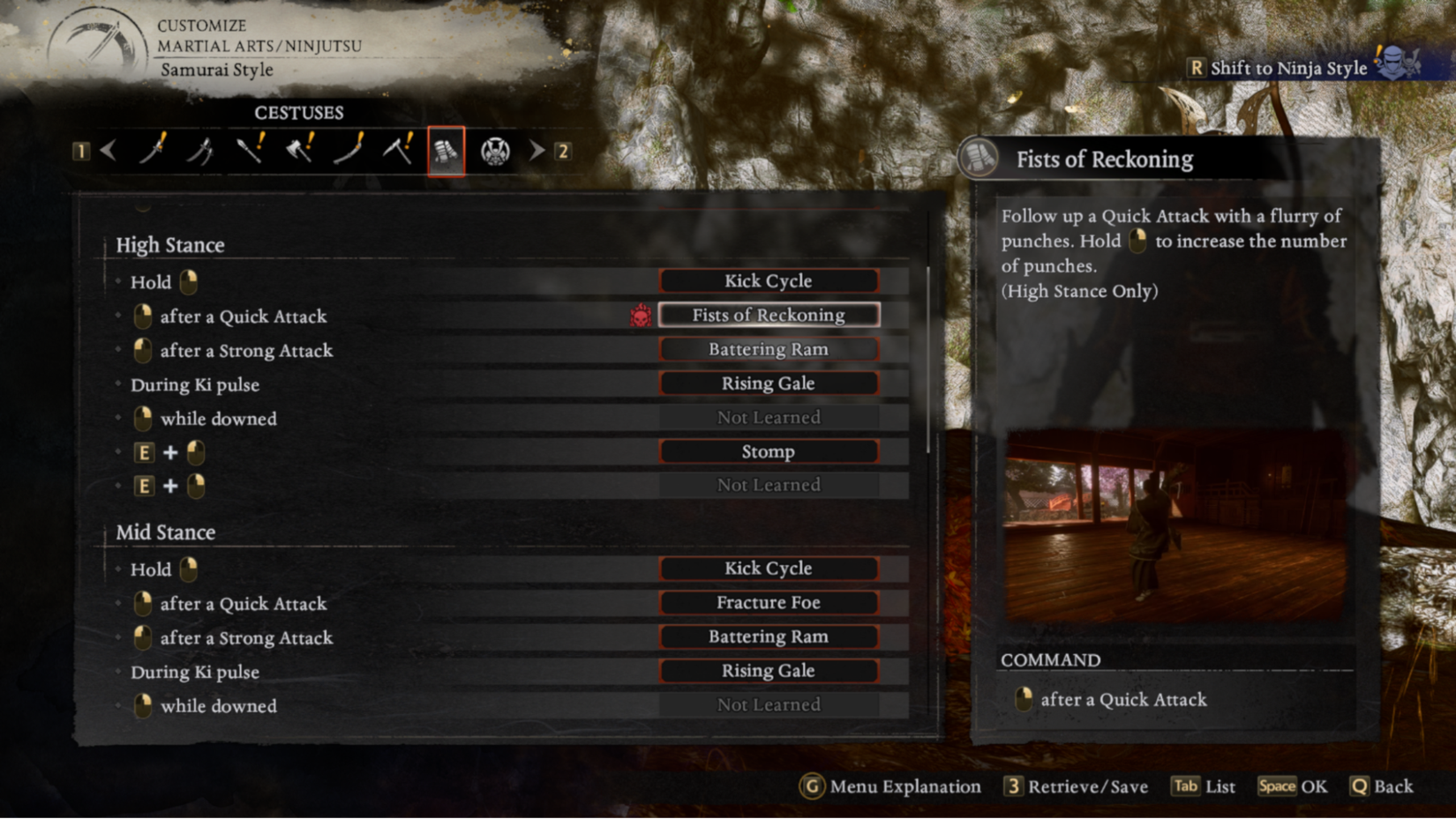 Nioh 3 Samurai Cestuses Build - Demon Hunting Fists-fist-of-reckoning