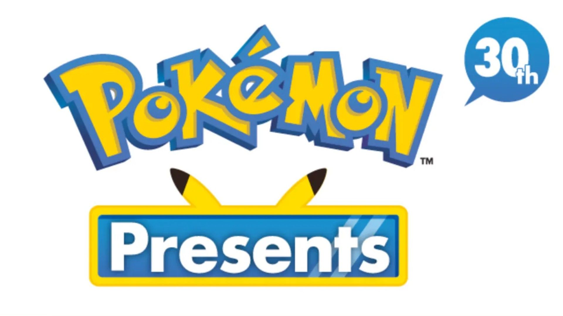 Pokemon 30th anniversary Presents Logo