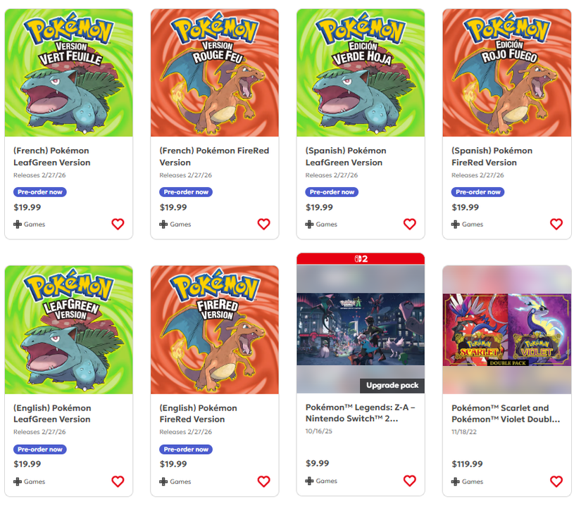Back to Pallet Town: Pokémon FireRed and LeafGreen are Coming to Switch ...