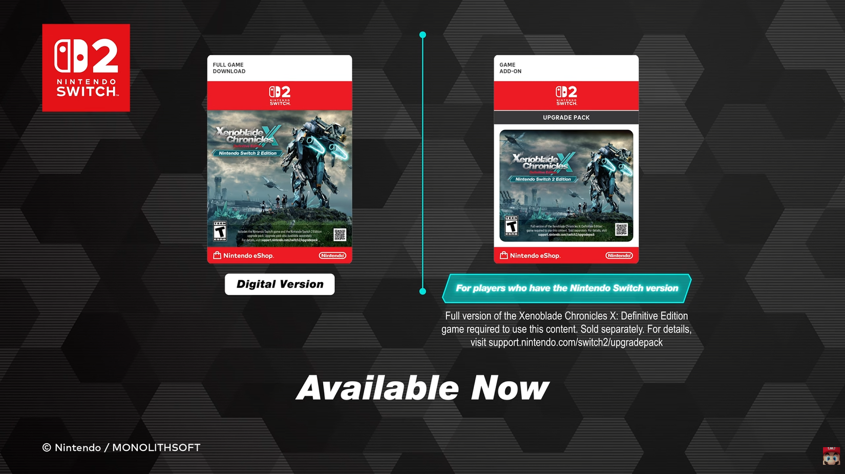 Xenoblade Chronicles X Definitive Edition — Nintendo Switch 2 Edition