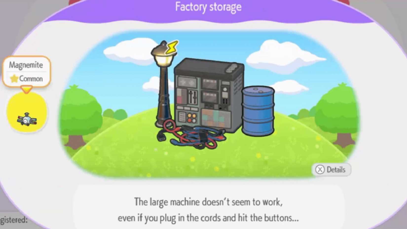 Factory Storage Pokopia
