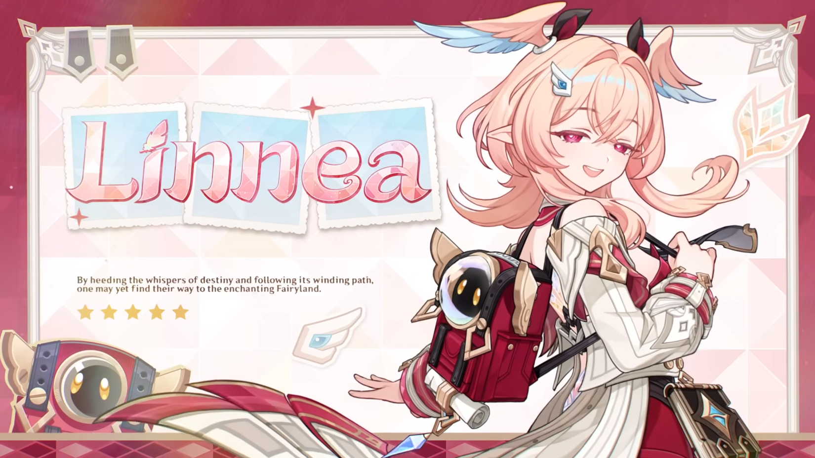 Linneas character card from Genshin Impact