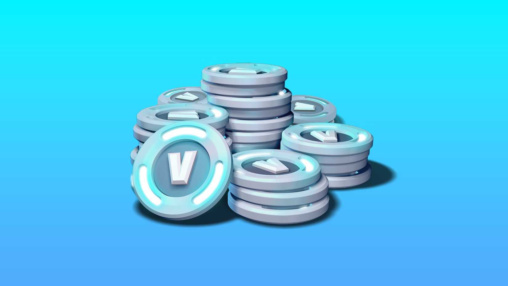 pile of fortnite vbucks