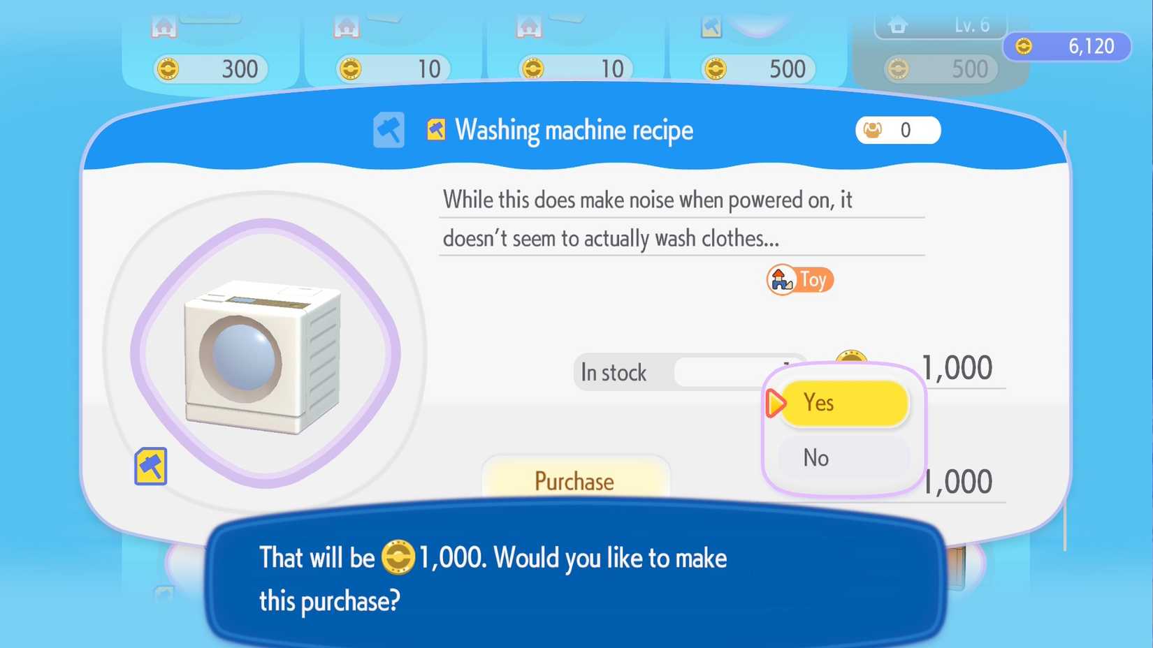 Washing Machine Blueprint Pokopia