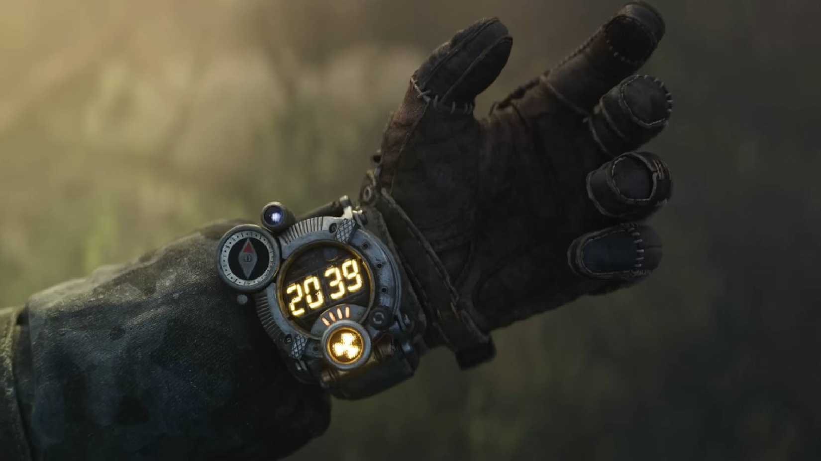 arm wearing a watch with 2039 displaying