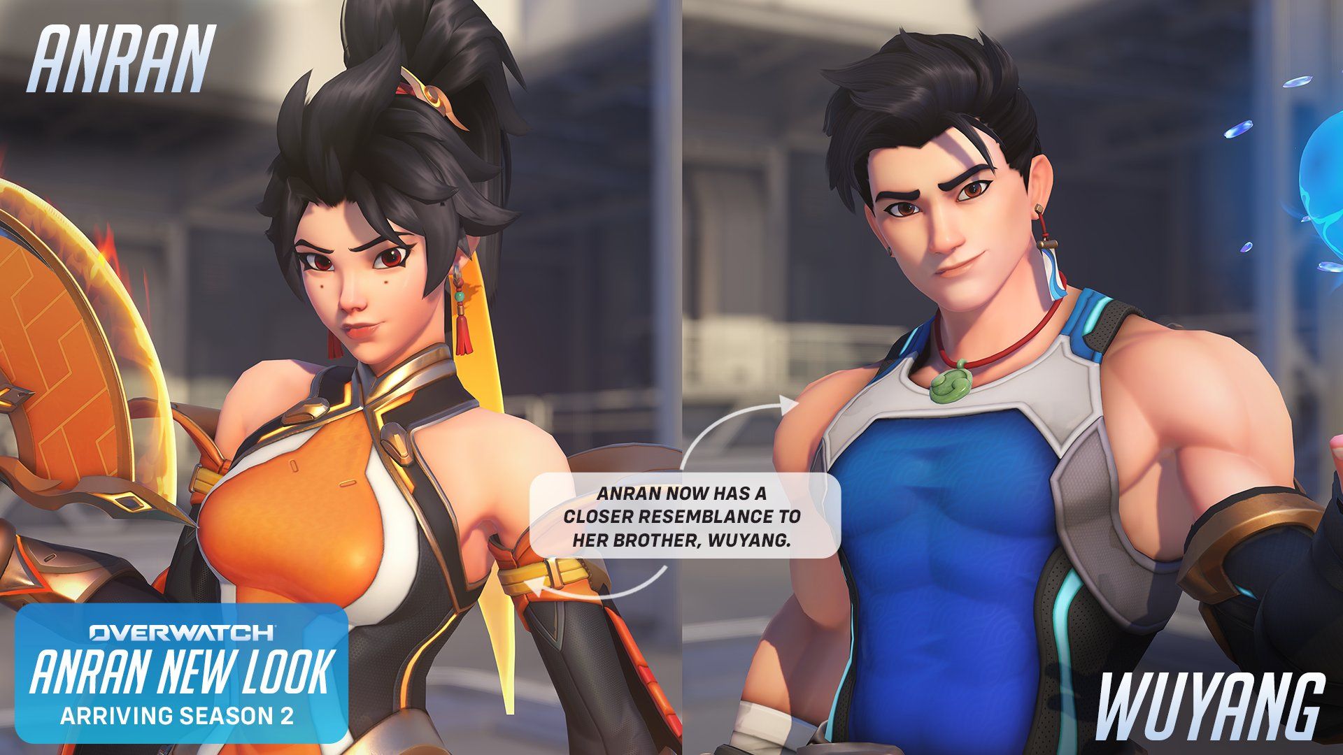 Blizzard Reveals Updated Face and Appearance for Overwatch's Anran ...