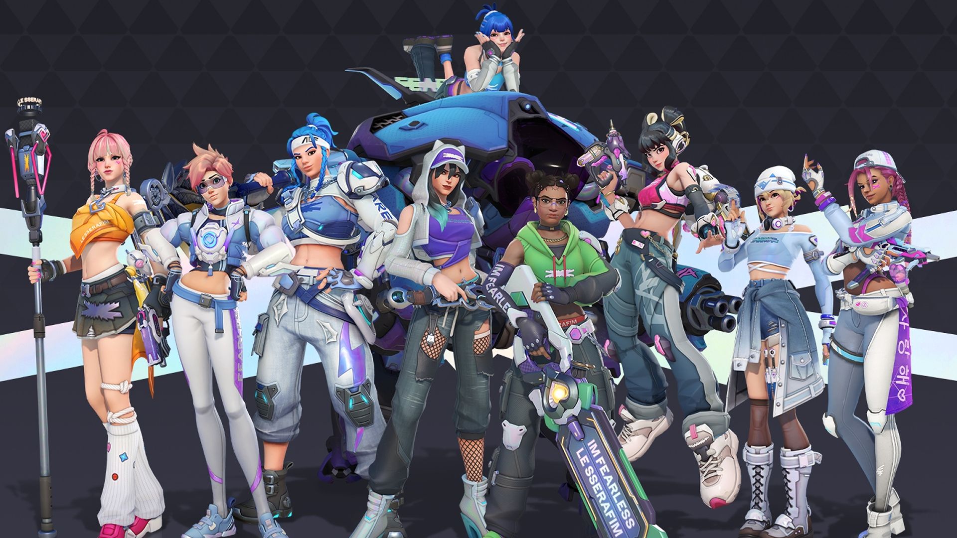 オーバーウォッチ Le Sserafim クリアファイ LE SSERAFIM Overwatch Collab Returning For a Limited Time in Season 2