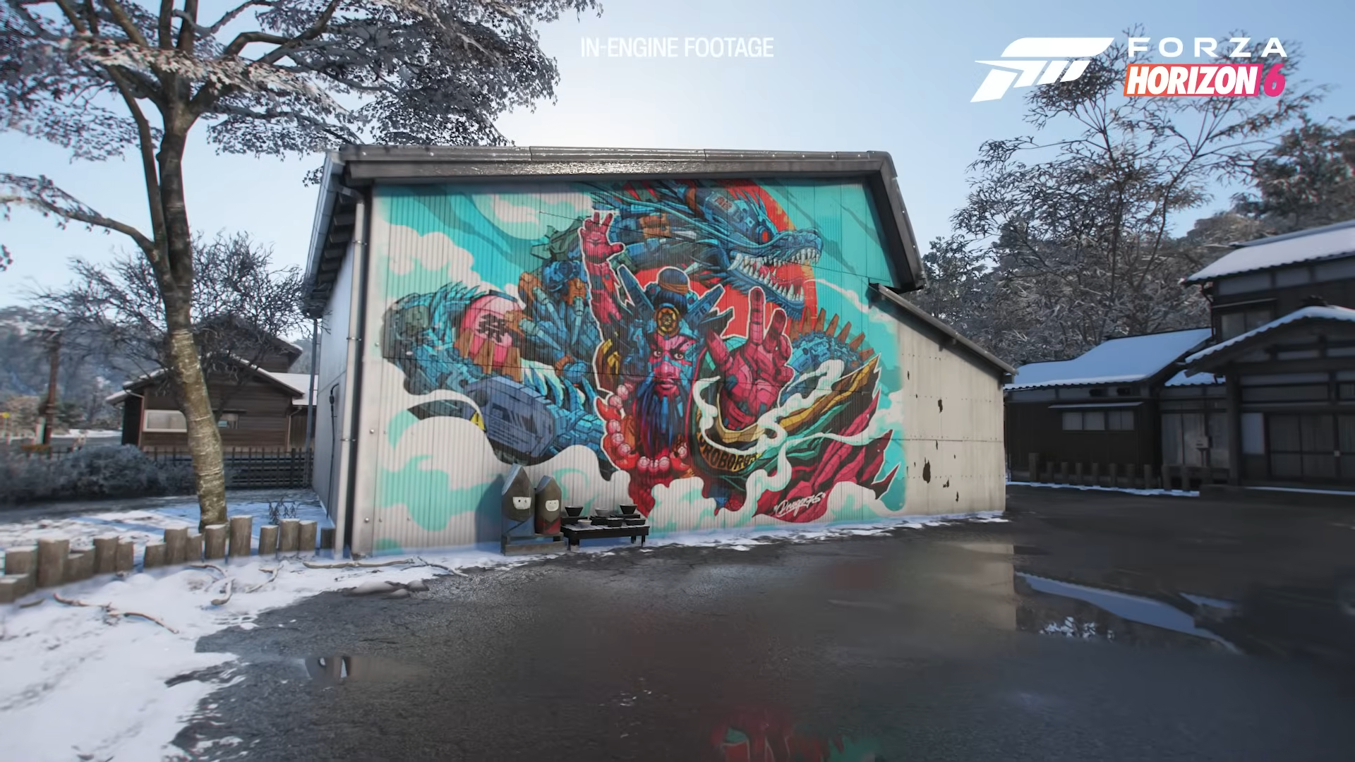 Forza Horizon 6 Art of Driving Murals Showcase Japan Artists and
