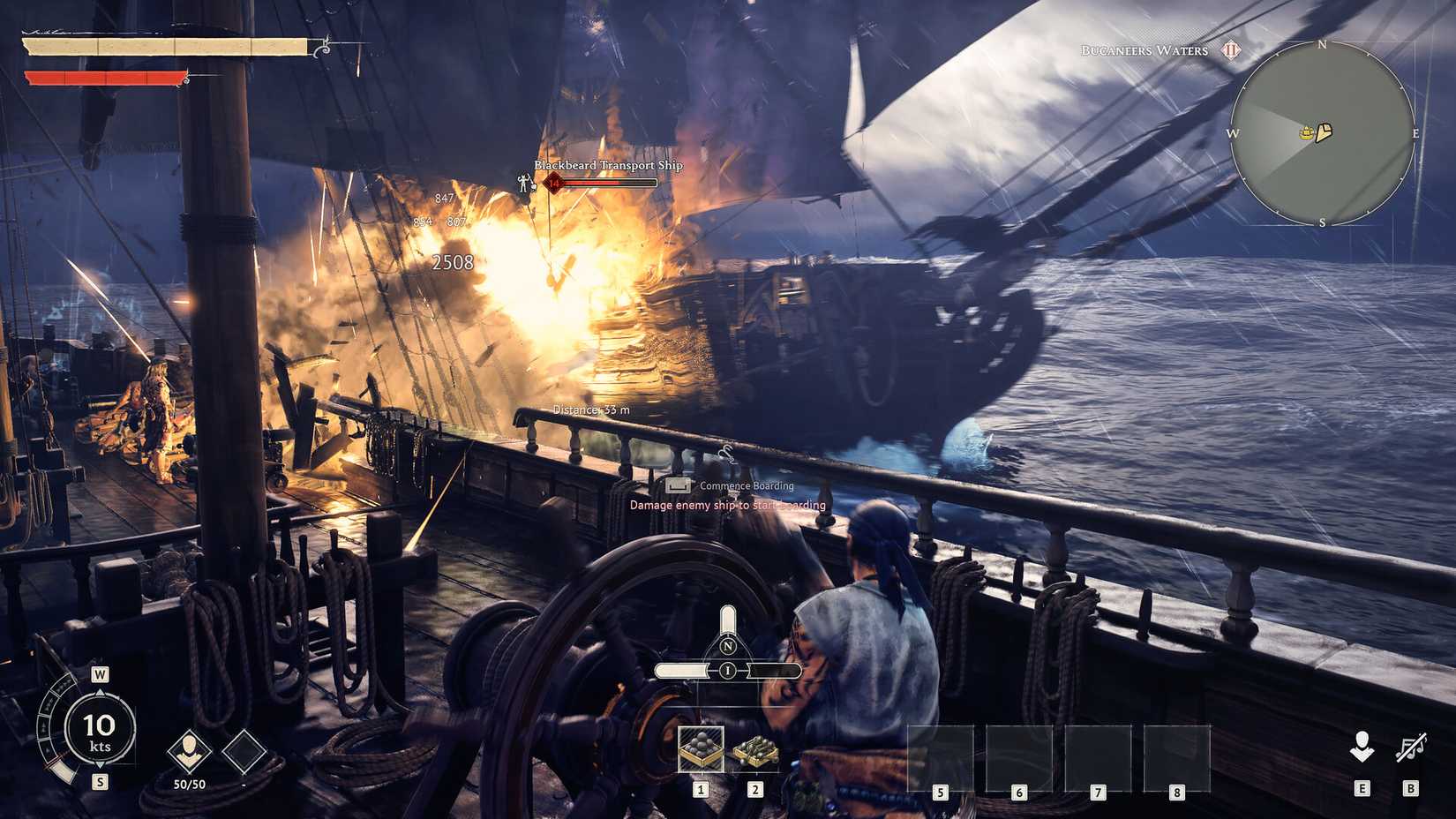 naval battle in windrose