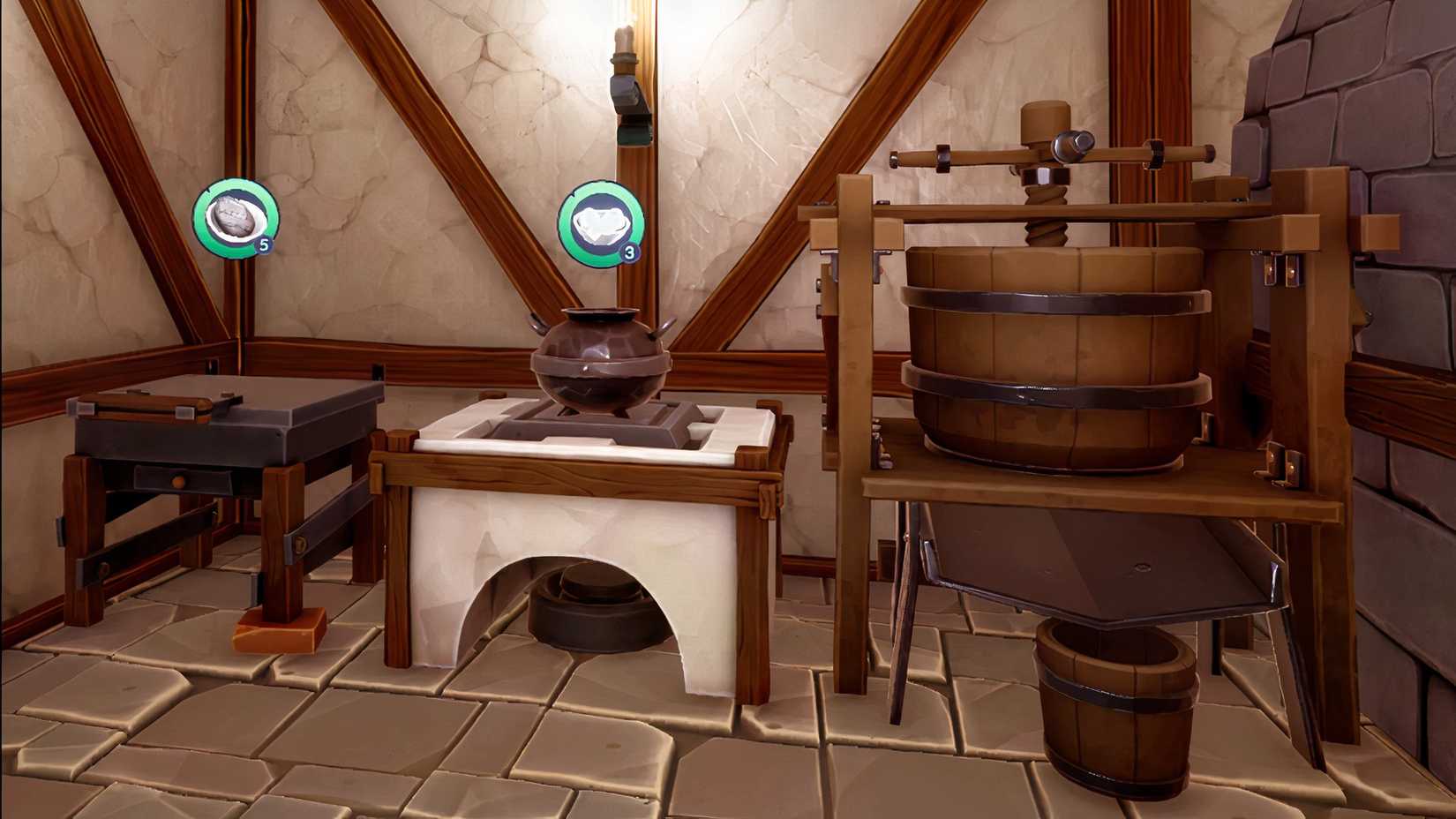 Image showing some of the equipment for the tavern in the game