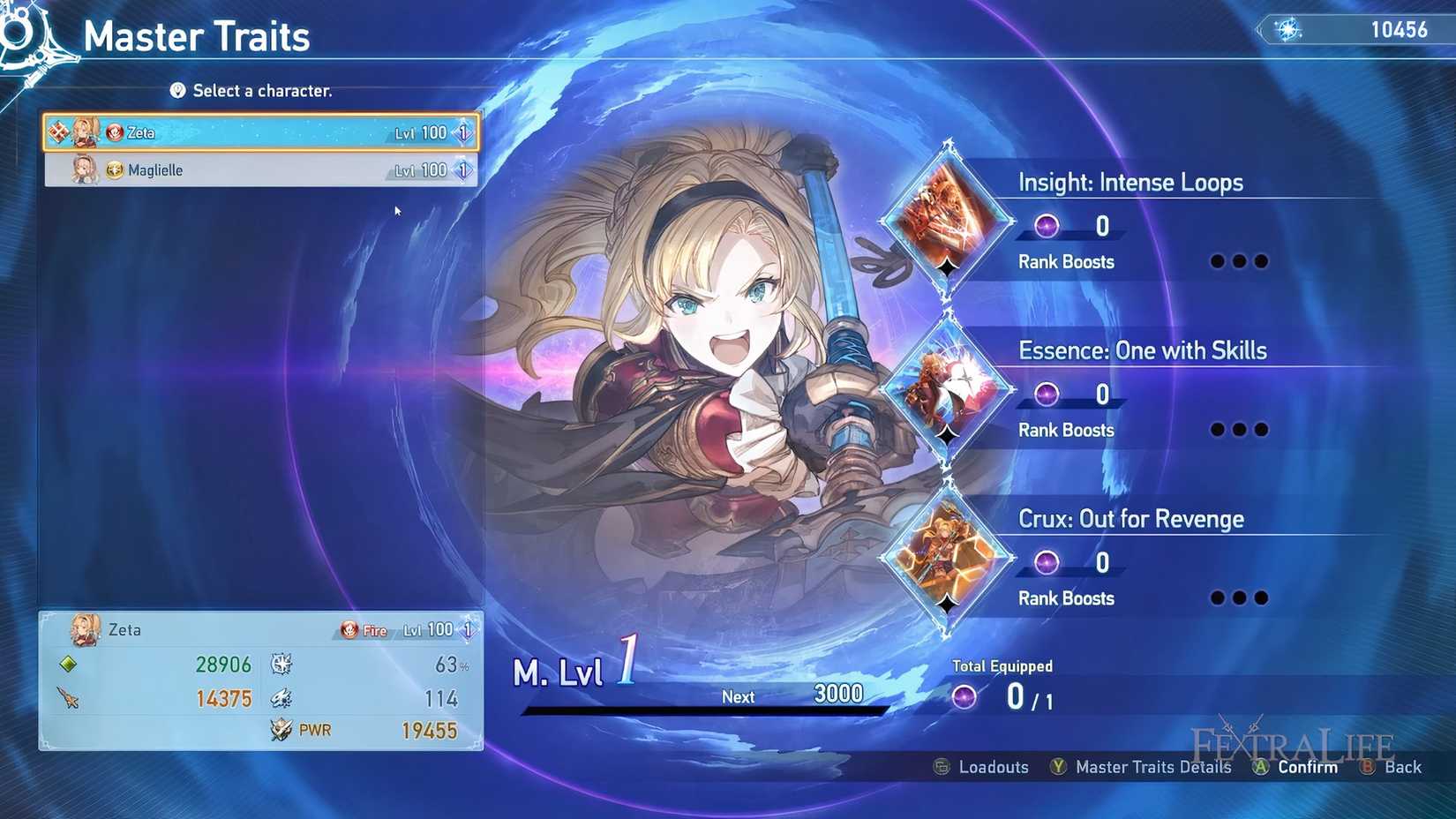 Granblue Fantasy Relink Endless Ragnarok Master Traits