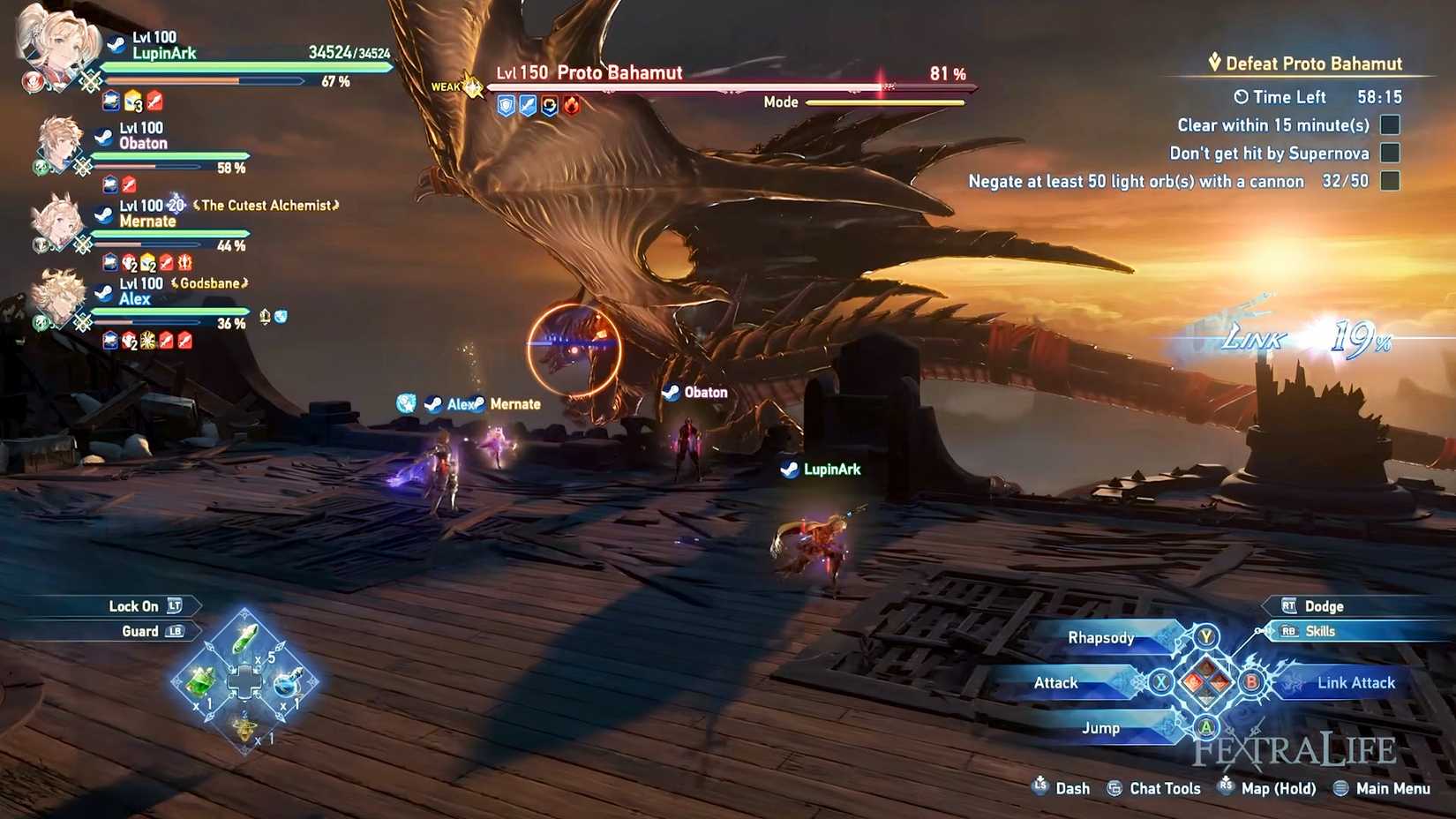 Granblue Fantasy Relink Endless Ragnarok Proto Bahamut